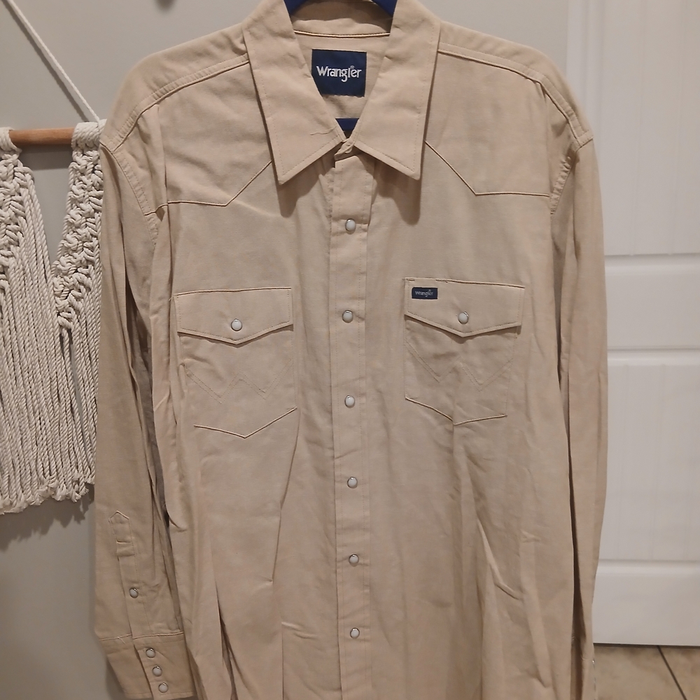 Wrangler Khaki Western Shirt